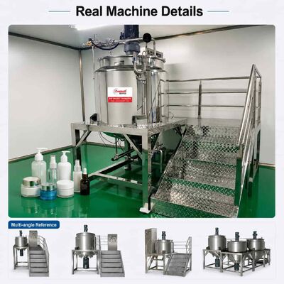 Hummus Soybean Paste High Shear Homogenizing Mixer 500L 1000L 316L