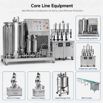 Perfume Freezing Filtration Machine Fragrance Oil Cooling Clarification System