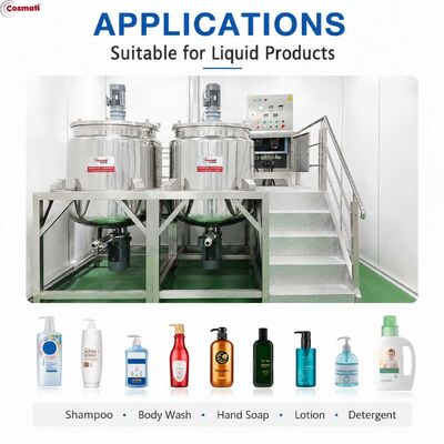 Shampoo Chemical Mayonnaise Mixing Tank Machine High Shear Mixer Agitator