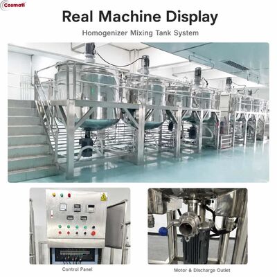 Shampoo Chemical Mayonnaise Mixing Tank Machine High Shear Mixer Agitator