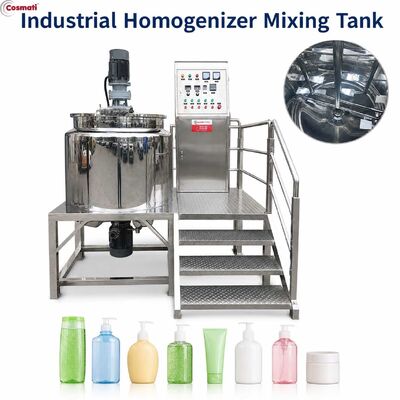 500L 2000L Liquid Soap Making Machine Heating Shampoo Agitator Mixing Tank