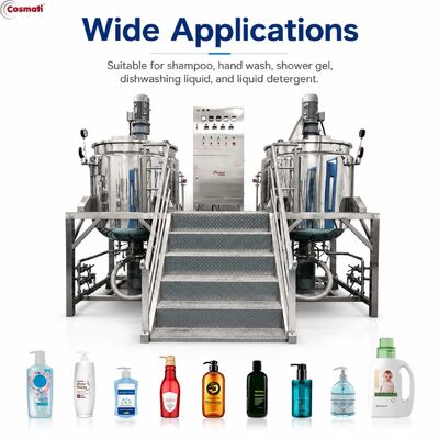 Industrial Mixing Reactor Stainless Steel Detergent Shampoo Cosmetic Mixer