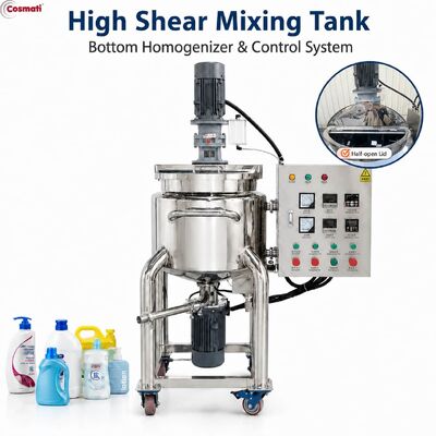 Airtight Liquid Mixing Tank 50L 100L 200L Pneumatic Explosion Proof Perfume Solvent Mixer