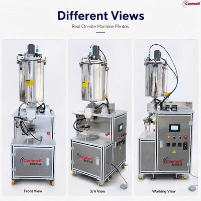 3D Pattern Cosmetic Filling Machine Single Color Pearl Cream Lotion Foundation Filler