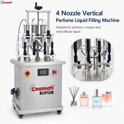 4 Nozzle Vacuum Perfume Filling Machine Fragrance Reed Diffuser Filler