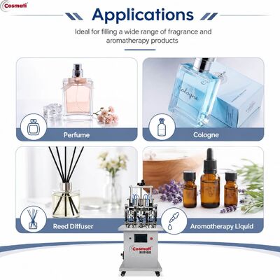 4 Nozzle Vacuum Perfume Filling Machine Fragrance Reed Diffuser Filler