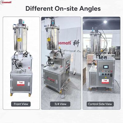 3D Pearl Cream Filling Machine 3-15mL Servo Cosmetic Gel Pattern Filler