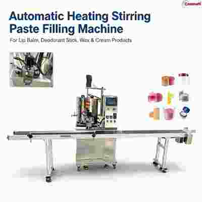 Roll on Deodorant Sticks Lip Balm Pomade Automatic Heating Filling Machine