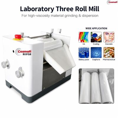 Laboratory Ceramic Three Roll Mill for High Viscosity Material Grinding