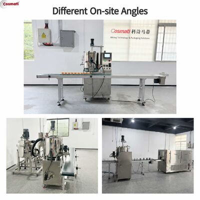 Quantitative Hot Wax Candle Filling Machine Mixer Hopper Deodorant Making Machine