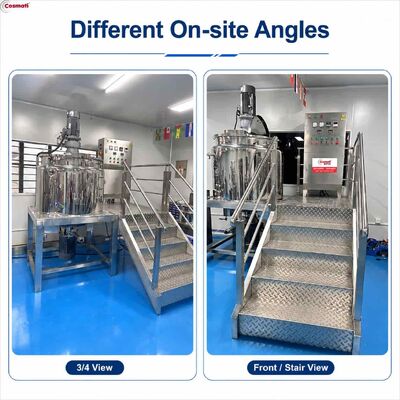 1000L Stainless Steel Homogenizing Mixing Tank Mayonnaise Tomato Sauce Blender