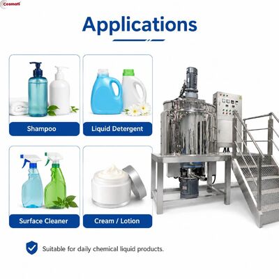 1000L Stainless Steel Homogenizing Mixing Tank Mayonnaise Tomato Sauce Blender