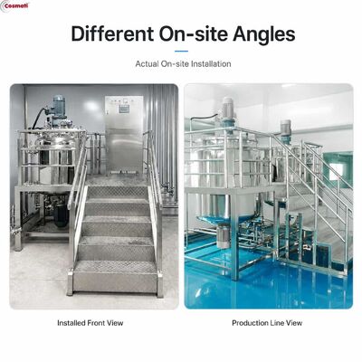 100-10000L Shampoo Mixing Tank Liquid Soap Shower Gel Production Machine