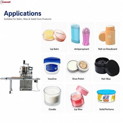 Heated Wax Filling Machine Automatic Lip Balm Hair Wax Candle Deodorant Filler
