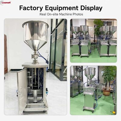 Semi Automatic Pneumatic Piston Filling Machine Cream Shampoo Lotion Paste Filler