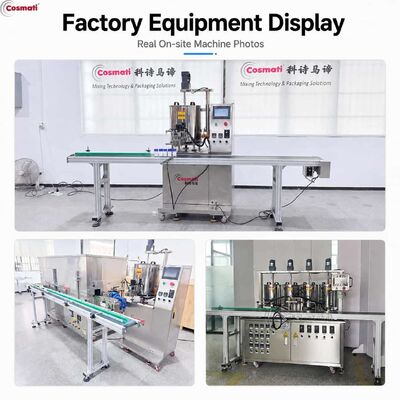 Automatic Gear Pump Hot Filling Machine Candle Wax Balm Cosmetic Liquid Filler
