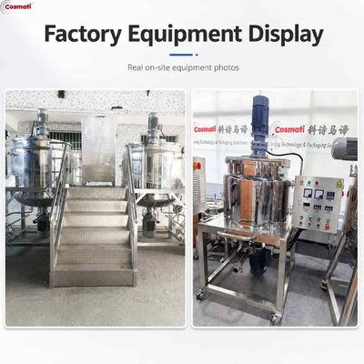 Stainless Steel Homogenizing Mixing Tank 100L for Shampoo Lotion Shower Gel Detergent