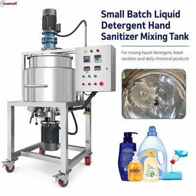 Stainless Steel Homogenizing Mixing Tank 100L for Shampoo Lotion Shower Gel Detergent