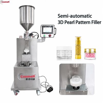 Single Color 3D Pearl Filling Machine Eye Cream Serum Foundation Cosmetic Filler