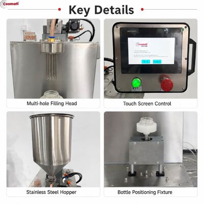 Single Color 3D Pearl Filling Machine Eye Cream Serum Foundation Cosmetic Filler