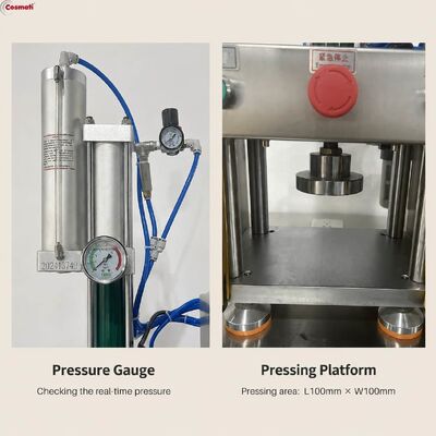 Semi Automatic Eyeshadow Powder Press Machine Face Blush Cosmetic Compactor
