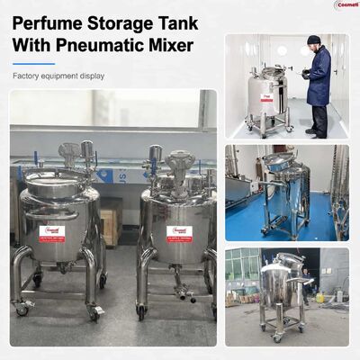 50L Fragrance Oil Blending Tank Perfume Storage Essential Oil Pneumatic Mixer