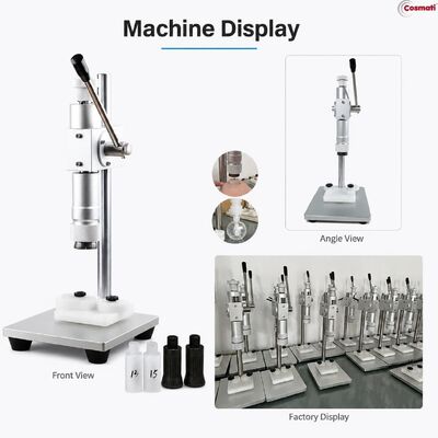 Tabletop Pneumatic Perfume Bottle Crimper Fragrance Spray Pump Collar Press Machine