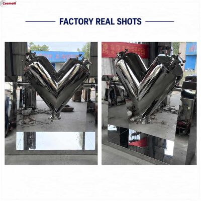 100kg V Shape Powder Mixer Cosmetic Food Chemical Dry Powder Mixing