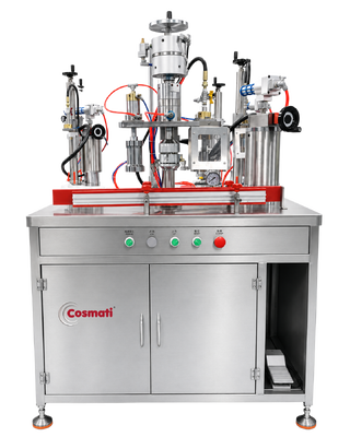 Automatic aerosol body spray filling line can spray filling capping machine